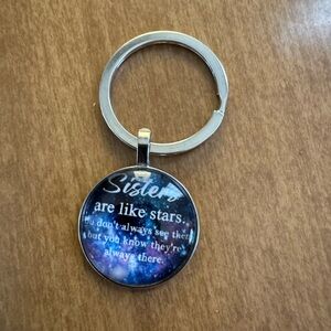Galaxy Sister Keychain
